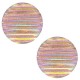 Basic cabochon 20mm stripe Champagne holographic